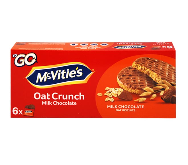 MC VITIES To Go Oat Crunch 6X37.5g (225g) – Milk Chocolate