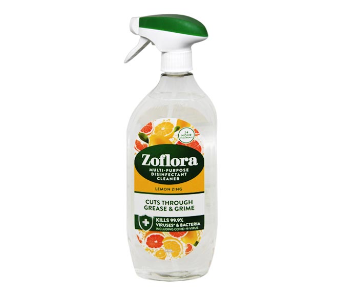 ZOFLORA spray multi-purpose disinfectant cleaner 800ml – lemon zing