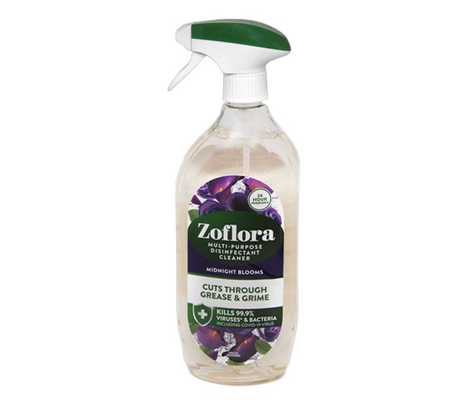 ZOFLORA spray multi-purpose disinfectant cleaner 800ml – midnight blooms