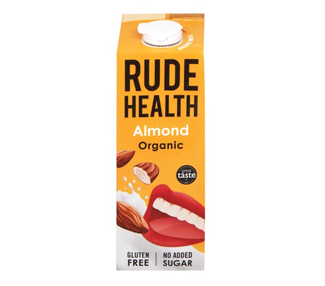 RUDE HEALTH dairy free organic Almond Drink milk 1L