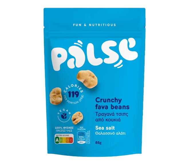 PALSE Crunchy Fava Beans 85g – Sea Salt