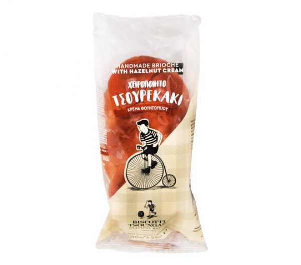 BISCOTTI TSOUNGARI handmade brioche 100g - hazelnut cream