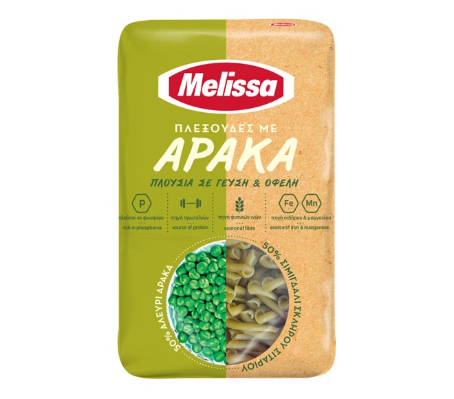 MELISSA pasta casarecce with green pea 400g