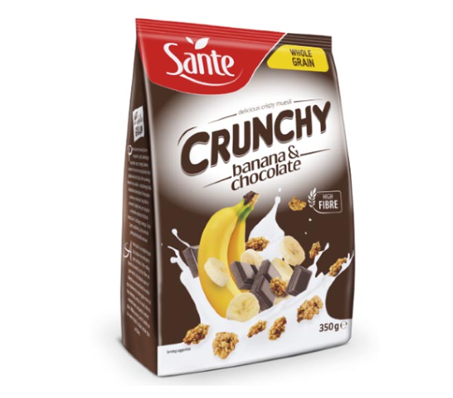 muesli SANTE Crunchy 350g – Banana & Chocolate