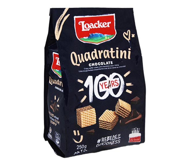 LOACKER Quadratini Chocolate wafers 250g