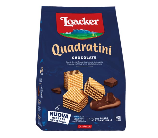 LOACKER Quadratini Chocolate wafers 250g