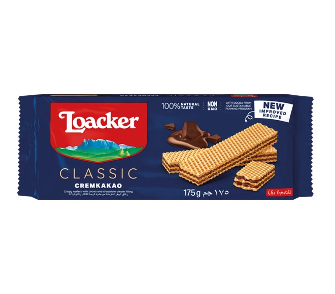 LOACKER Crispy wafers 175g – CREMKAKAO