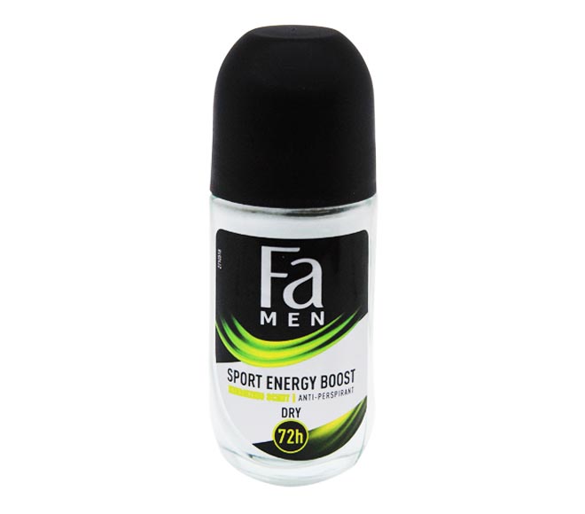 FA Men deodorant roll-on 50ml – Sport Energy Boost