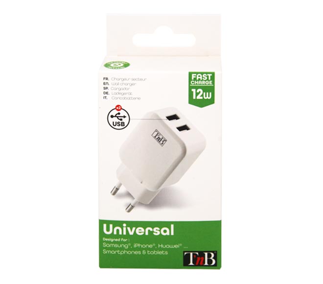 TNB mains charger 12W – universal