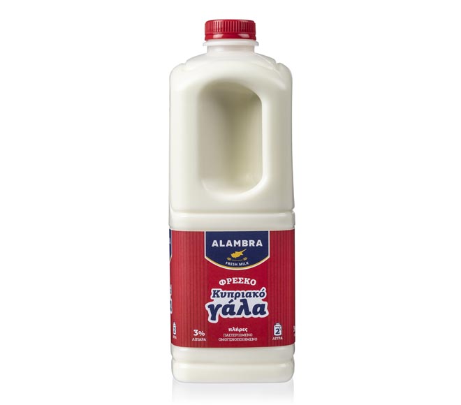 ALAMBRA milk full fat 3% 2L
