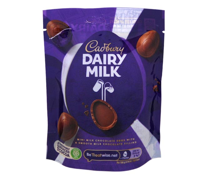CADBURY chocolate mini eggs DAIRY MILK 77g – milk chocolate filling