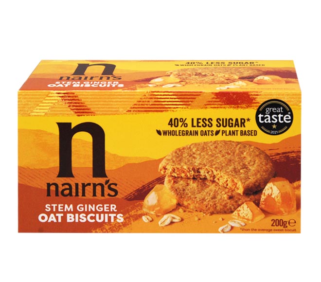 NAIRNS oat biscuits stem ginger 200g