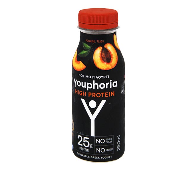 YOUPHORIA High Protein Yogurt Drink 250ml – Peach