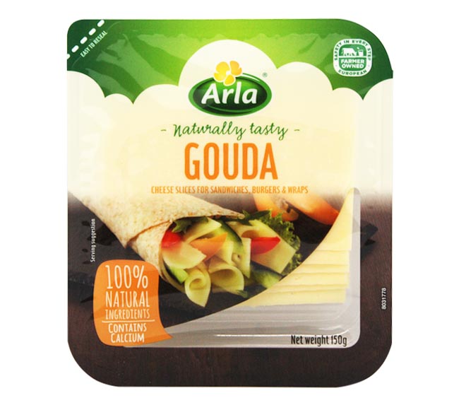 cheese ARLA gouda slices 150g