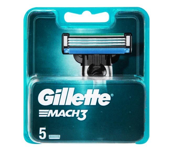 GILLETTE Mach 3 razor blades 5pcs – Cheap Basket