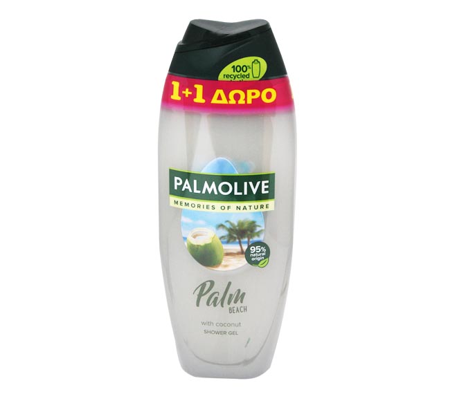 PALMOLIVE shower gel 500ml – Palm Beach (1+1 FREE)
