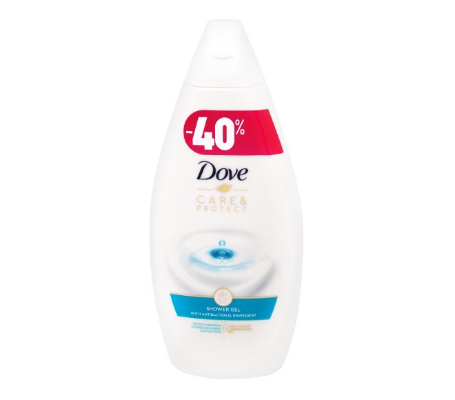 DOVE body wash 500ml – Care & Protect (40% OFF)