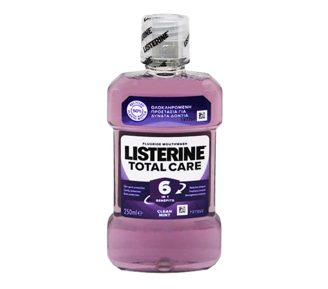 LISTERINE MOUTHWASH total care 6in1 250ml – Clean Mint