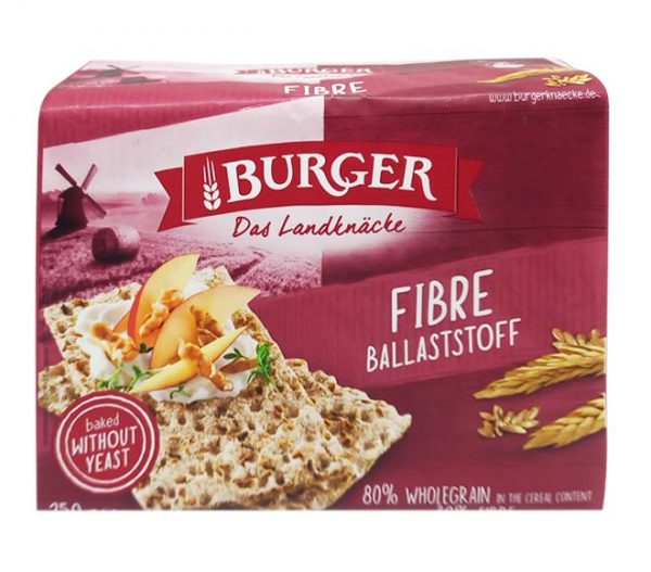 BURGER wholegrain rye bread 250g - Fibre