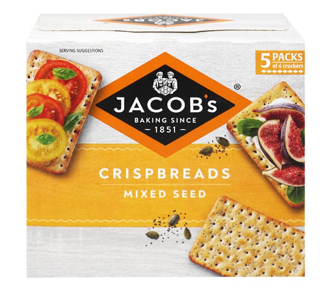 JACOBS crispbreads mixed seed 190g