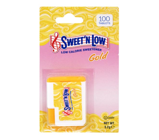 sweetener SWEETN LOW tablets 100pcs 5.2g – Gold