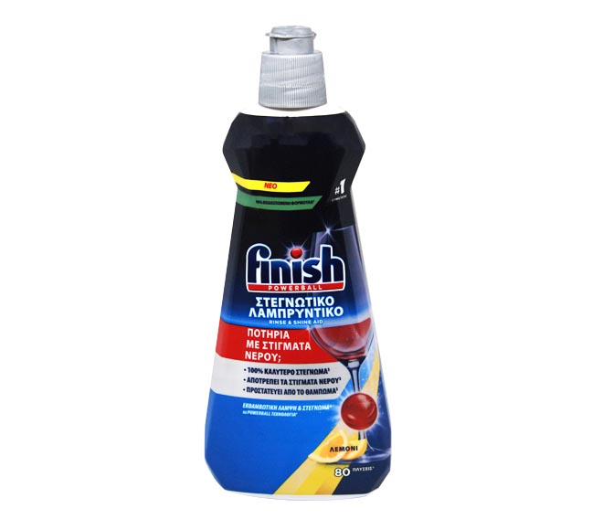 FINISH Rinse aid 400ml – Lemon