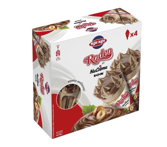 ice cream KRI KRI – RODEO NUCREMA 4 pieces (4x75gr)