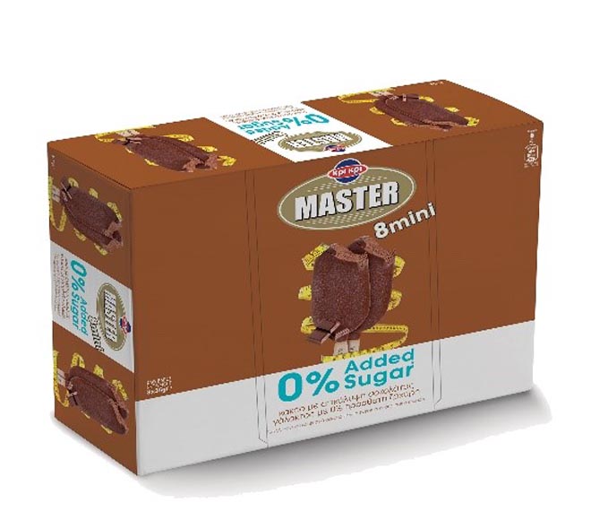 ice cream KRI KRI – MASTER 0% Added Sugar 8 pieces (8x35g) – chocolate