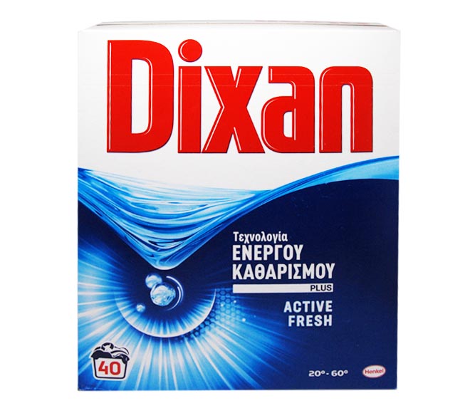 DIXAN powder Plus 44 washes 2.2kg – Active Fresh