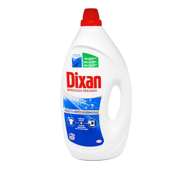 DIXAN Plus gel 66 washes 2.97L – Ocean Fresh