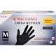UNIC disposable nitrile powder-free gloves (M) 100pcs - black