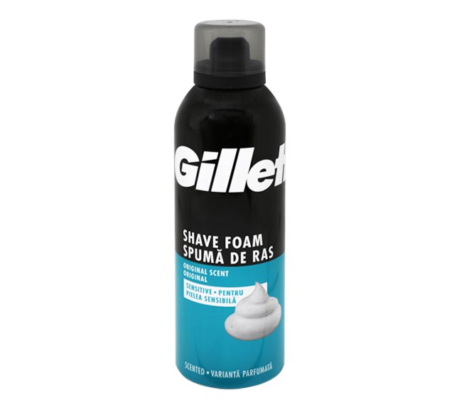 shaving foam GILLETTE 200ml – sensitive