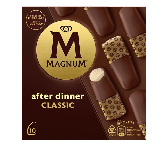 ice cream MAGNUM after dinner 10 pieces 350ml (10X35ml) – Classic