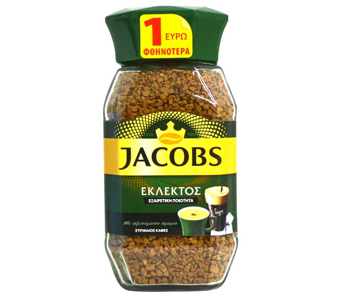 JACOBS EKLEKTOS instant coffee 100g (€1 OFF)