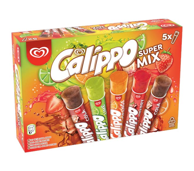 ice cream CALIPPO 5 pieces 525ml (5X105ml) – Super Mix