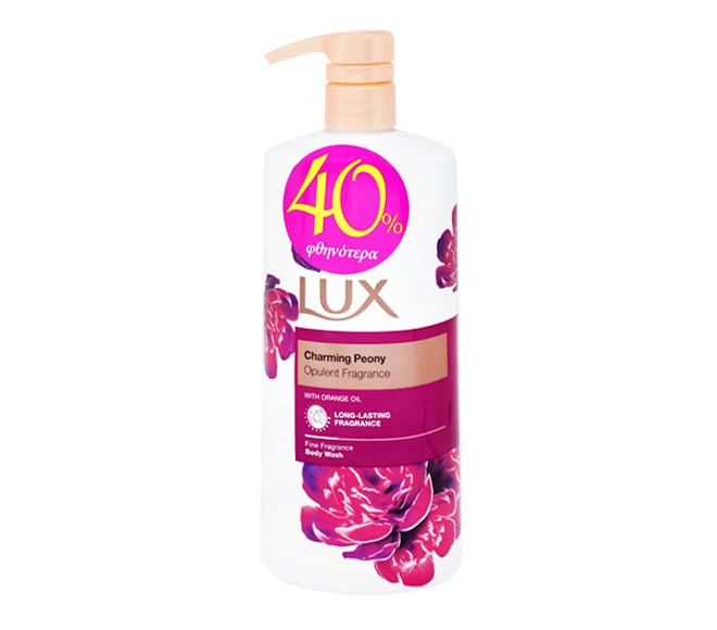 LUX fragranced body wash 600ml – Charming Peony (40% OFF)