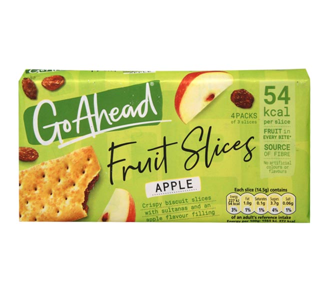 GO AHEAD fruit slices Apple 4pcs 174g
