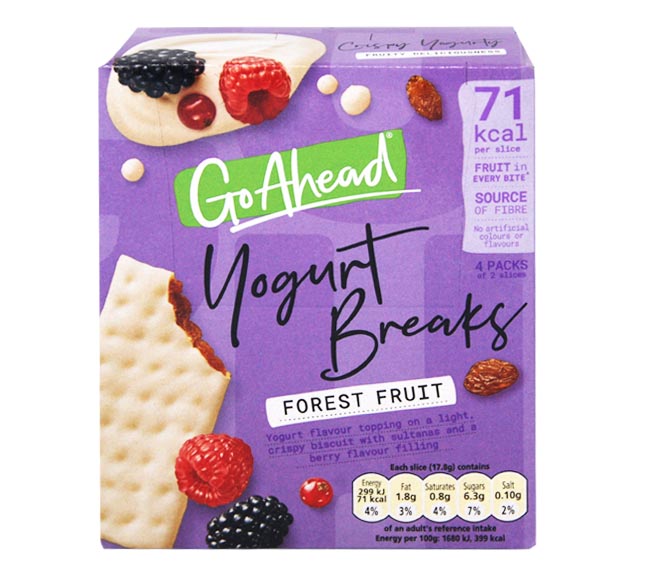 GO AHEAD yogurt breaks Forest Fruit 142g