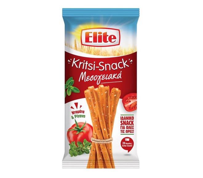 breadsticks ELITE Kritsti-Snack Mesogeiaka 125g – Tomato, Oregano & Olive Oil