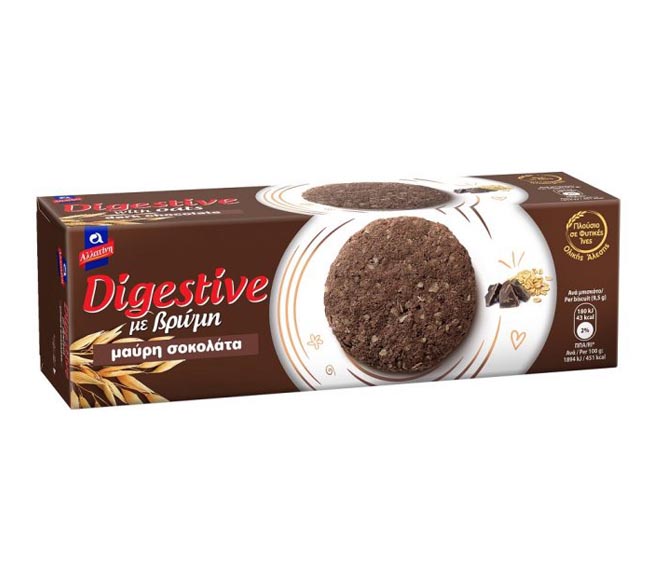 ALLATINI digestive biscuits with oats 220g – Dark Chocolate