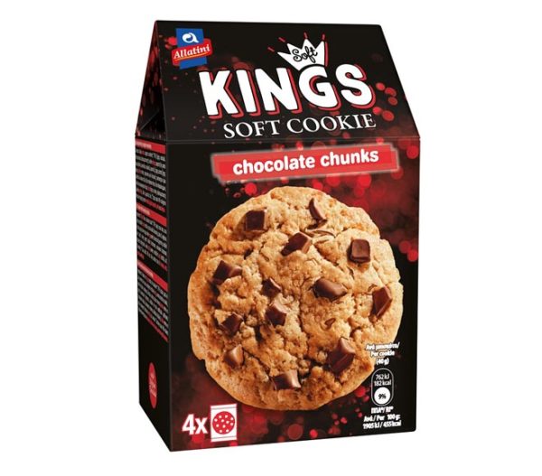 ALLATINI soft cookies chocolate chunks (4pcs) 160g