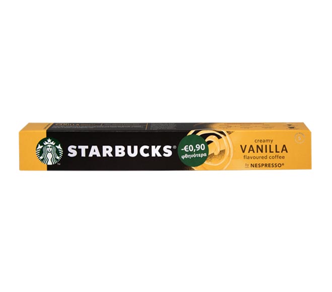 STARBUCKS flavoured coffee 51g (10 caps – intensity 5) – Vanilla €0.90 LESS