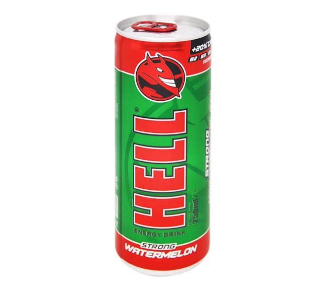 HELL energy drink 250ml – strong watermelon