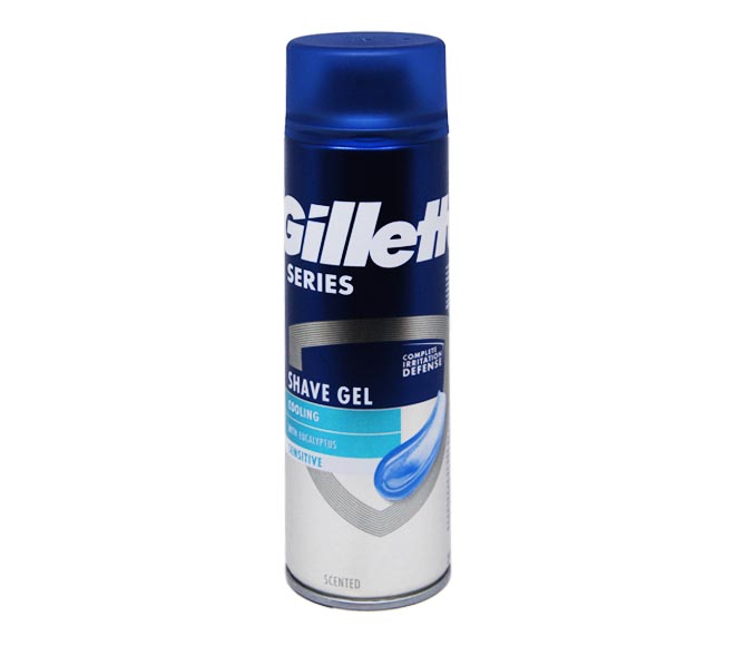 shaving gel GILLETTE series with eucaliptus 200ml – cooling