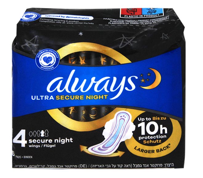 ALWAYS Ultra Night 6pcs – Secure Night