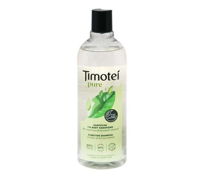 TIMOTEI shampoo purifying 400ml – Organic Green Tea Extract