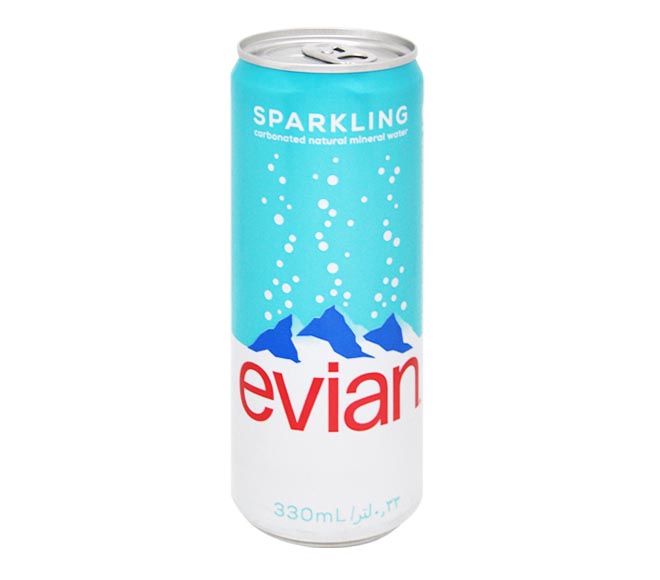 EVIAN sparkling water 330ml