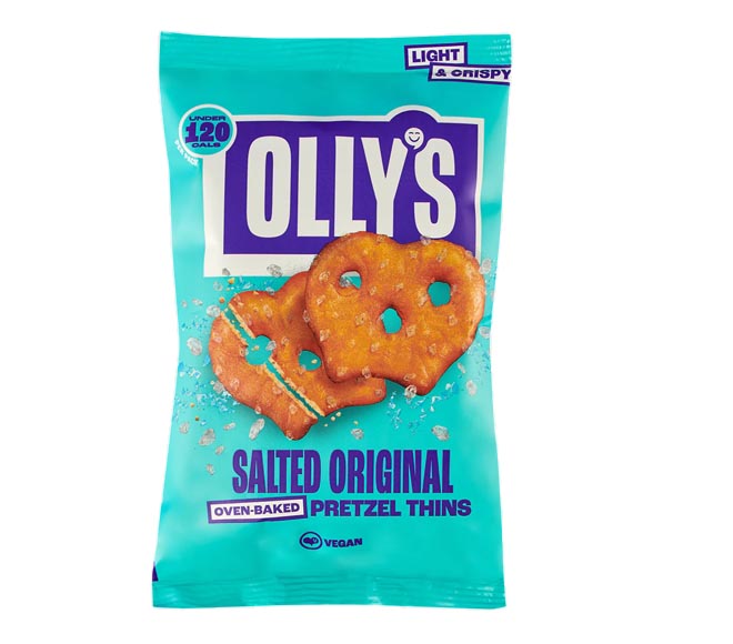 OLLYS Oven Baked Pretzel Thins 140g – Salted Original