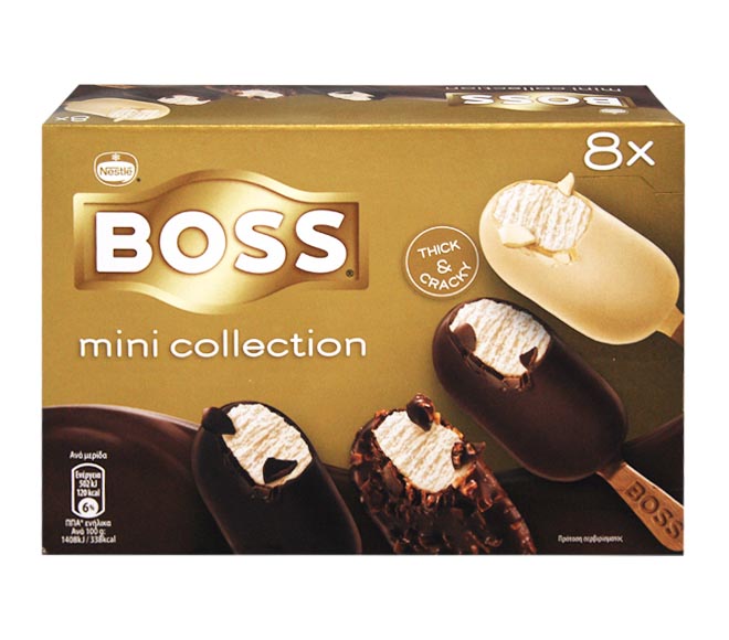 ice cream BOSS mini collection 8X34g