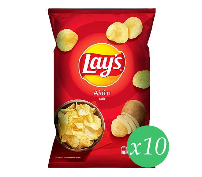 LAYS 10-pack salted 42g